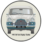 Ford Zephyr Zodiac 1951-56 Coaster 6